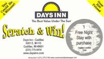 Days Inn Scratch & Win