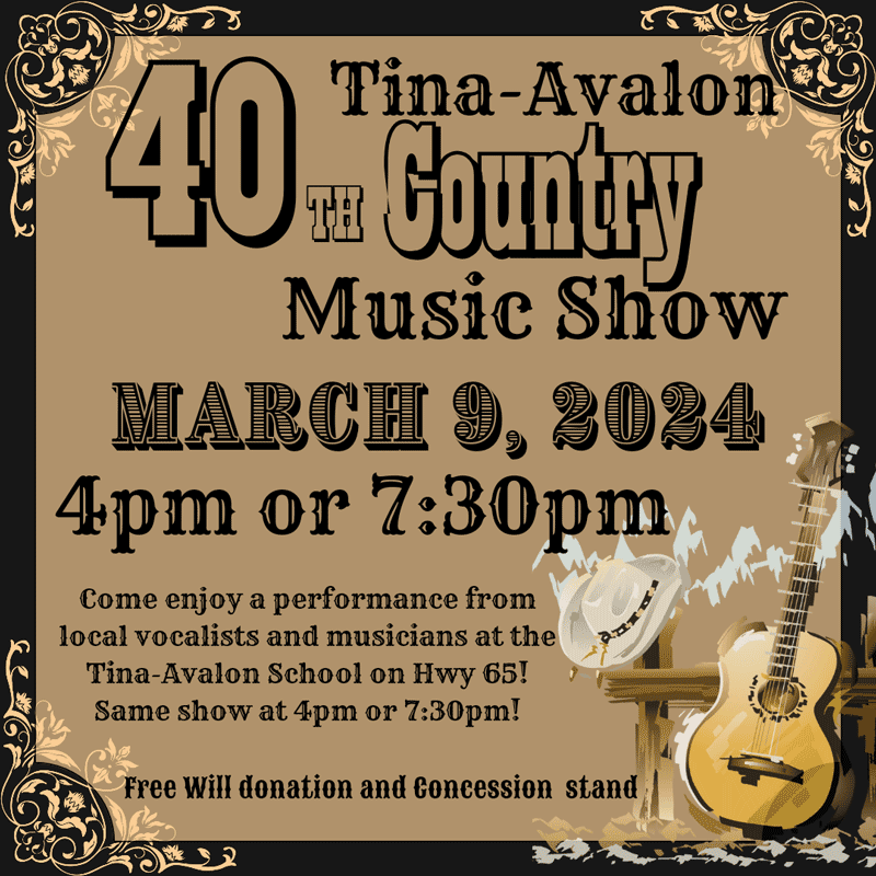 Country Music Show Flyer
