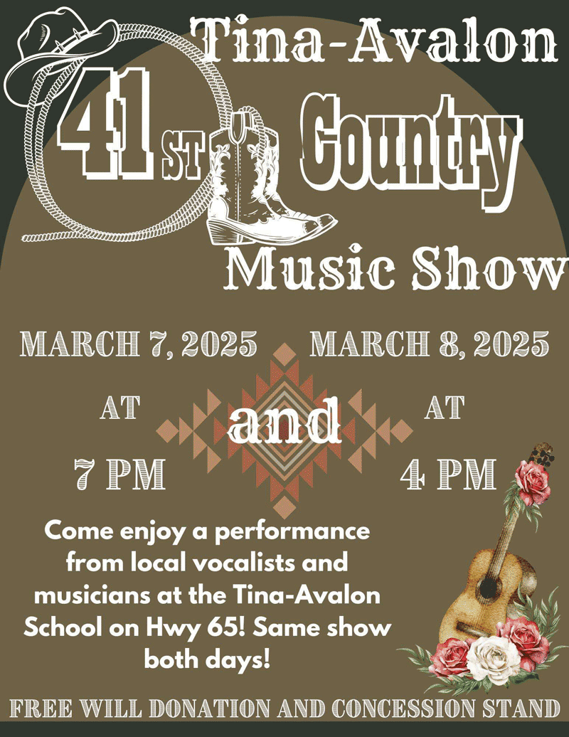 Country Music Show Flyer